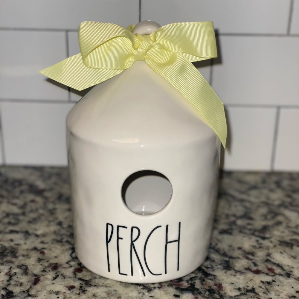 Rae Dunn Round “PERCH” Birdhouse
